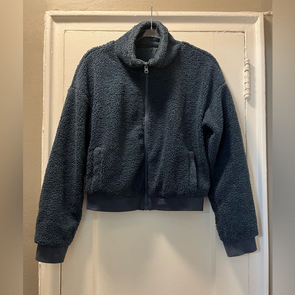 Fabletics Spencer Reversible Teddy Jacket - Picture 3 of 7